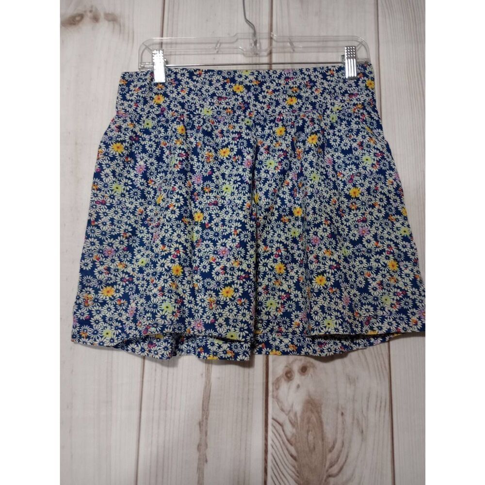 Old Navy Skirt Ladies Small Blue Floral Mini Light Weight Girly